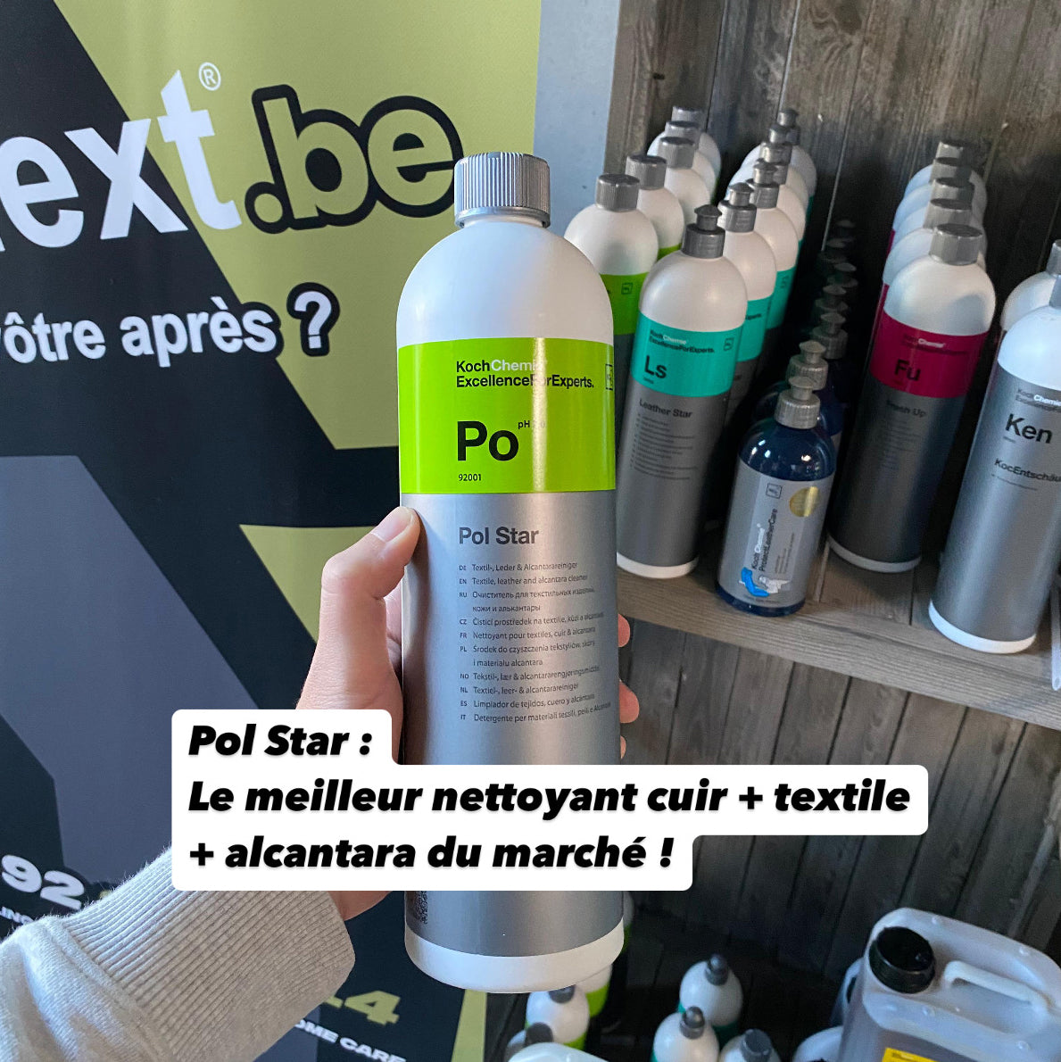 Pol Star [Po] - Nettoyant Textile, Cuir & Alcantara - Koch Chemie