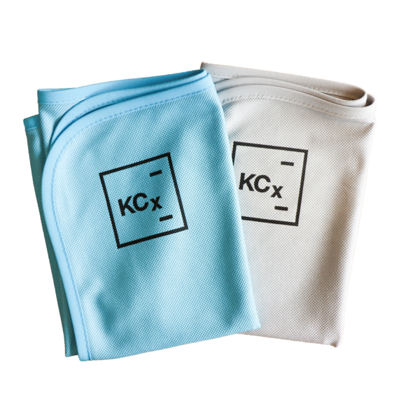 Pro Glass Towel [x2] – BLUE / GRAY – 60X40cm - Koch Chemie