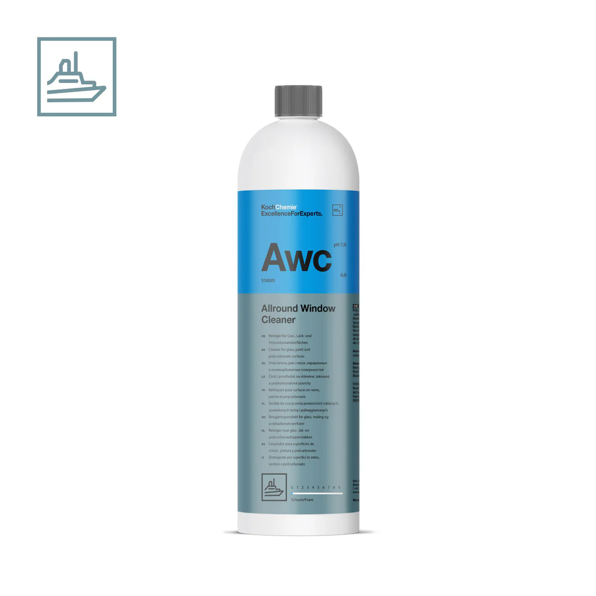 Allround Window Cleaner [Awc] - Nettoyant vitres pour bateau - Koch Chemie