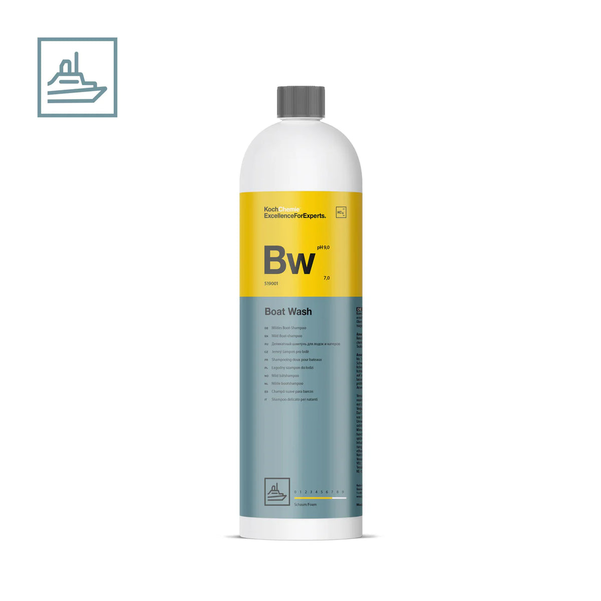 Boat Wash [Bw] - Shampoing neutre pour bateau - Koch Chemie