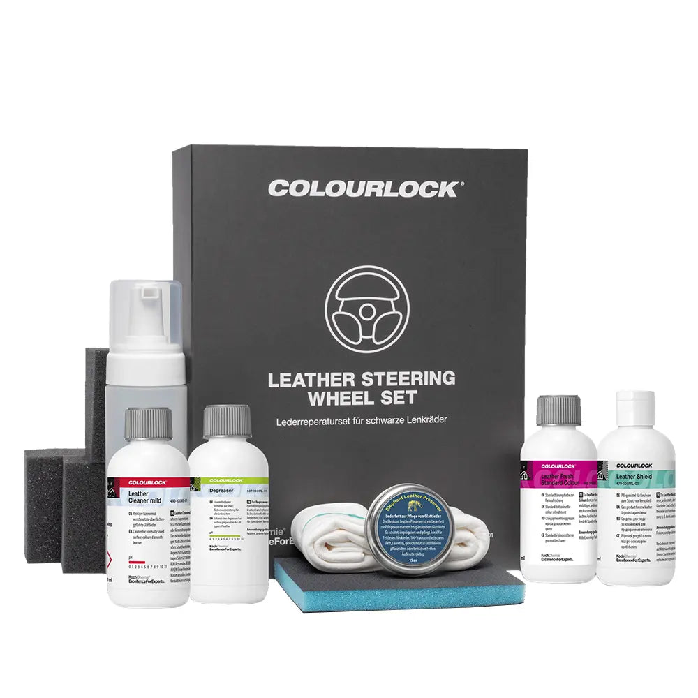 Leather Steering Wheel Kit - Kit de réparation pour volant en cuir - Colourlock