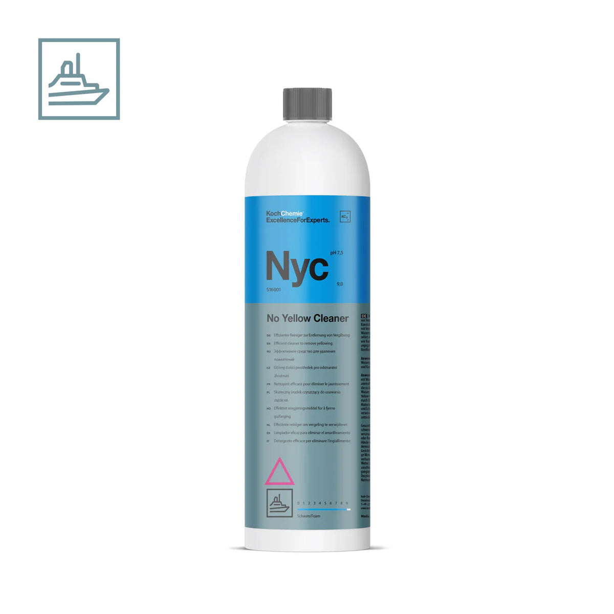 No Yellow Cleaner [Nyc] - Nettoyant jaunissement bateau - Koch Chemie
