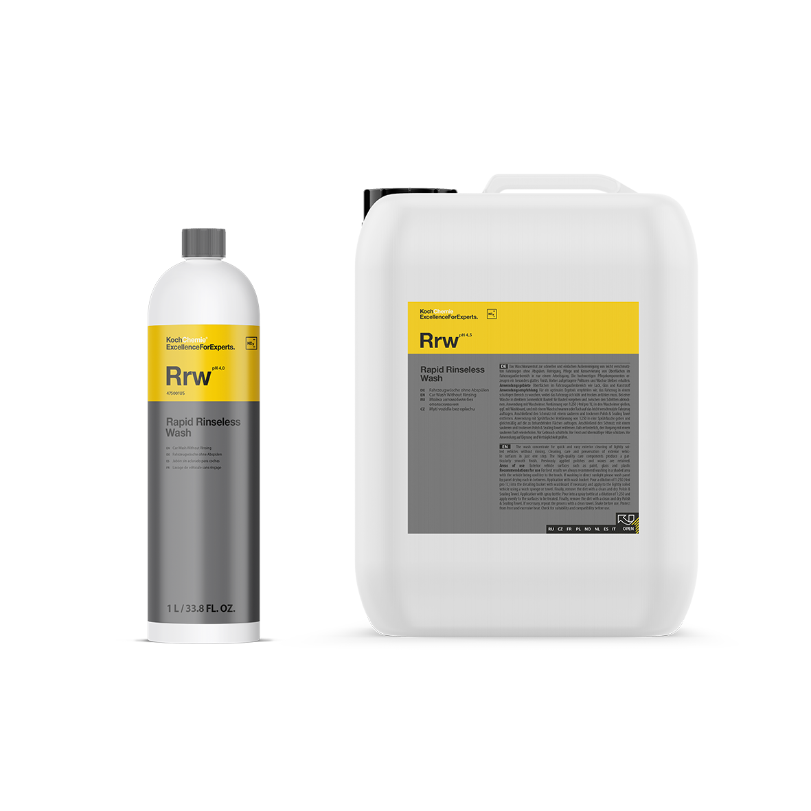 Rapid Rinseless Wash [Rrw] - Waterless washing - Koch Chemie