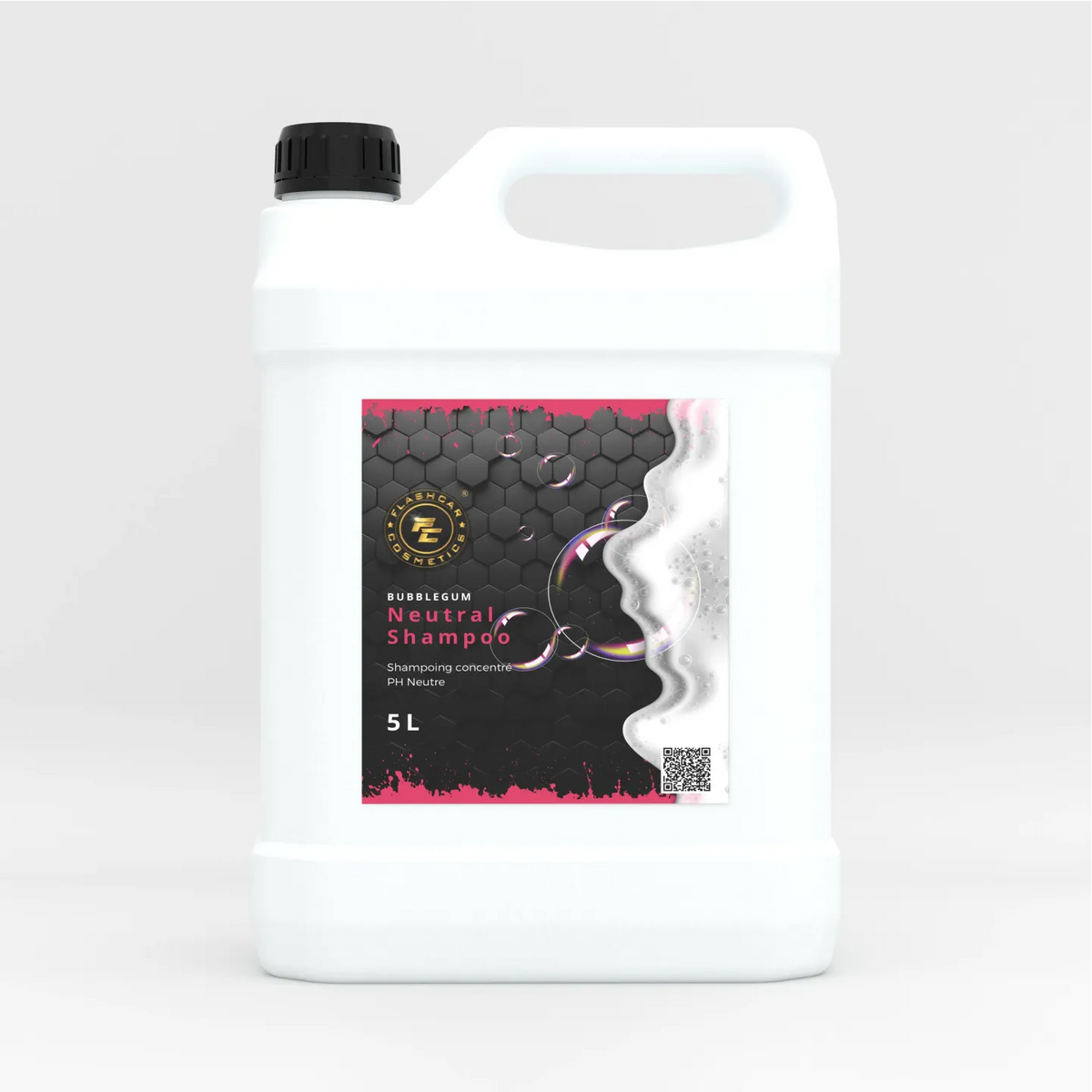 Bubblegum Neutral Shampoo – Shampoing moussant PH neutre - Flashcar Cosmetics