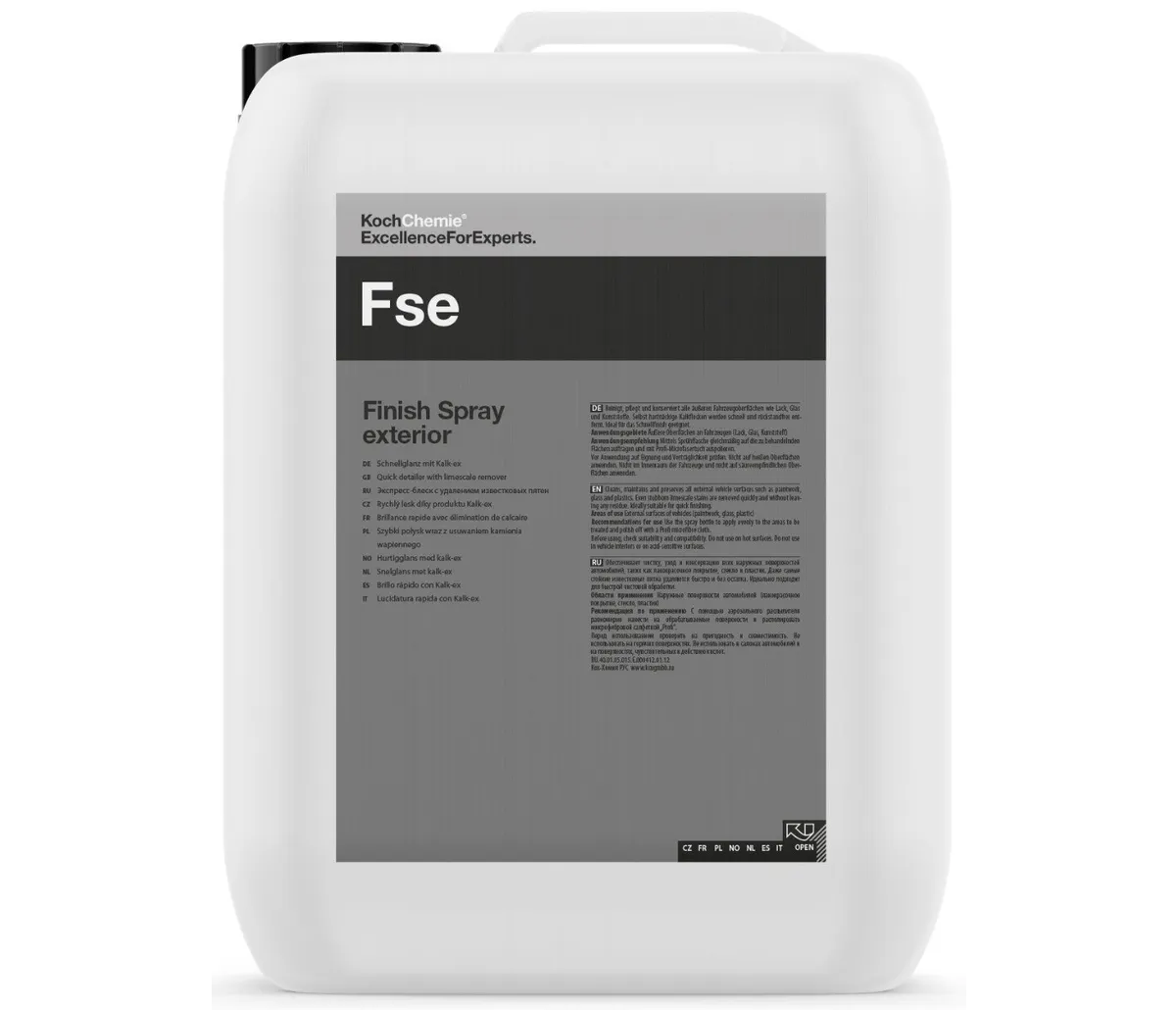 Finish Spray Exterior [Fse] - Quick Detailer anti calcaire - Koch Chemie
