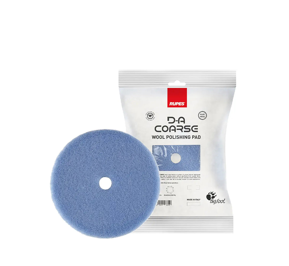 D-A Blue Coarse Wool Pad - Pads en laine de polissage - RUPES